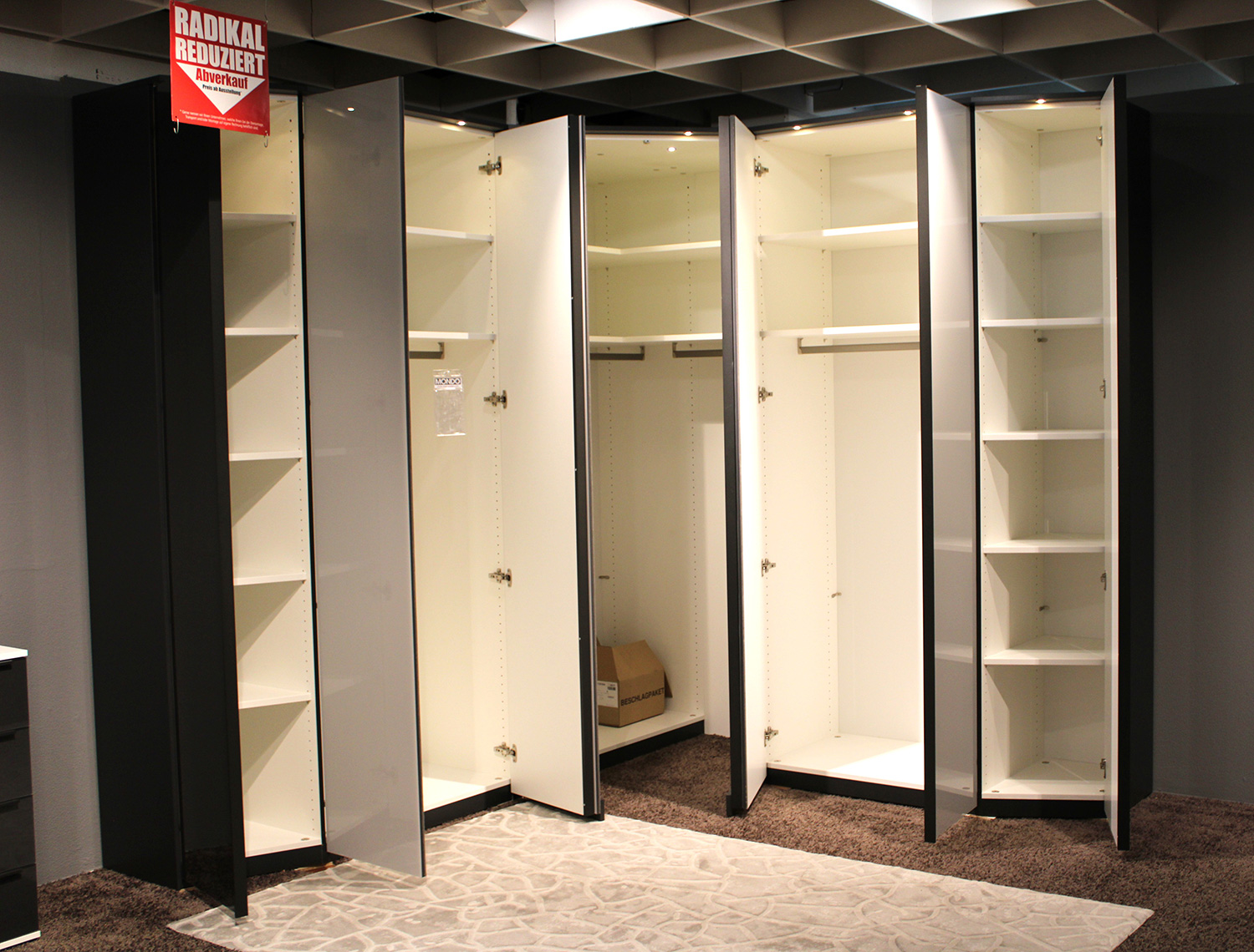 Eckkleiderschrankkombination MINDIA  MONDO 