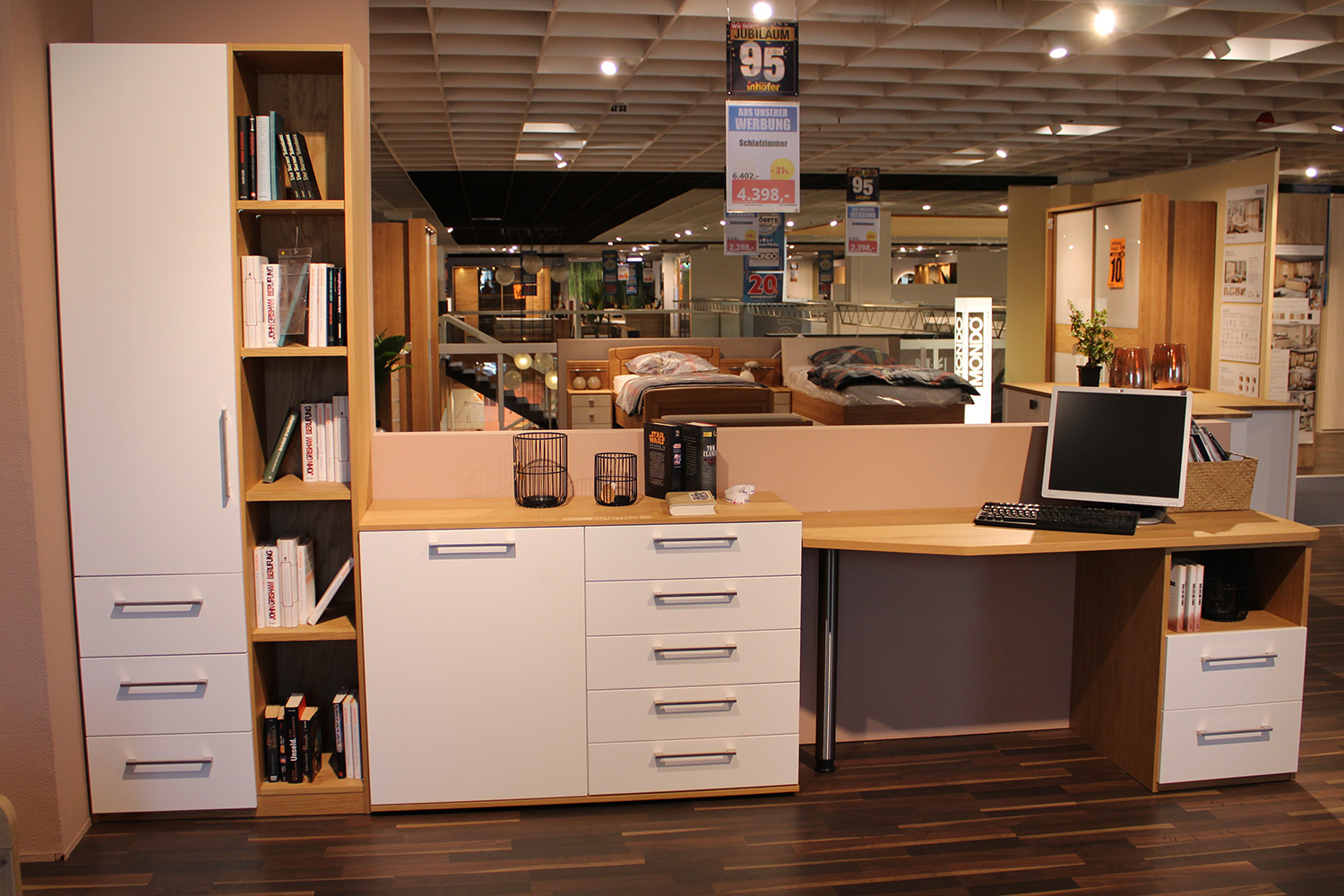 Anbaukombination mit Schreibtisch AMANDO 